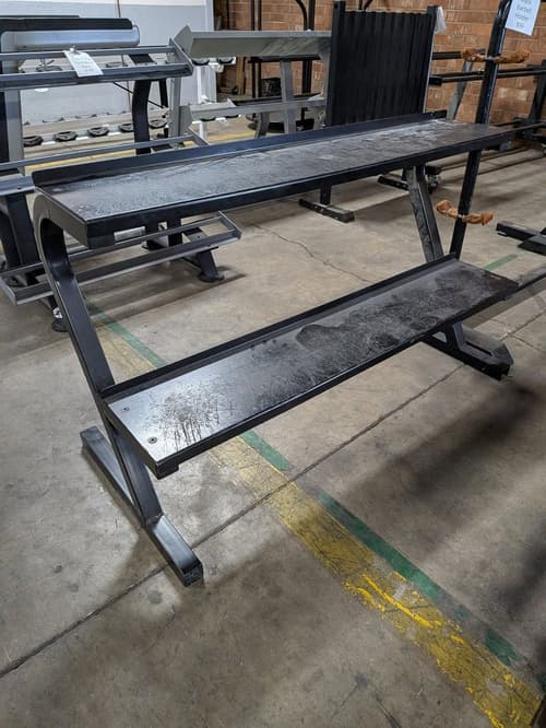 Commercial Grade Black 2 Tier Rack – very good power racks for sale