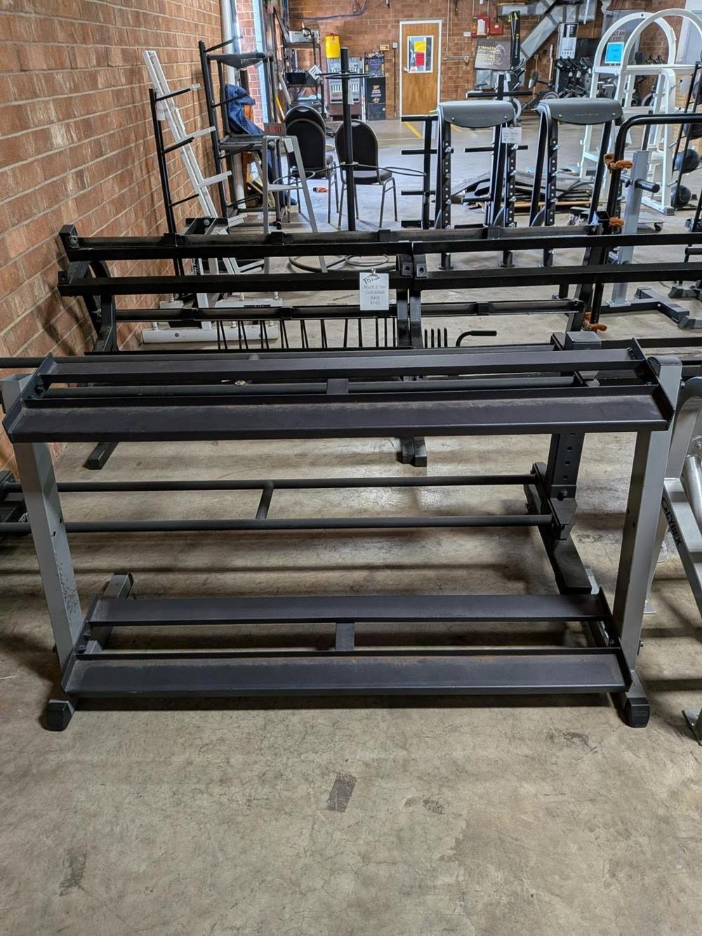 Used Body Solid 2 Tier Dumbbell Rack – very good power racks for sale in Dallas, Texas